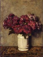 Akkeringa, Johannes Evert - Chrysanthemums In a Vase